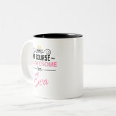 エヴァもちろん私は素晴らしノベルティ ツートーンマグカップ (正面左)