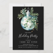 エヴァグリーンクリスマスオーナメントホリデーパーティー 招待状 (正面)