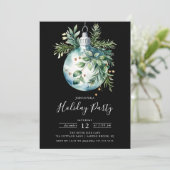 エヴァグリーンクリスマスオーナメントホリデーパーティー 招待状 (スタンド正面)