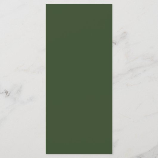 エヴァグリーンブランチレッドポインセティ結婚アズ メニュー (裏面)