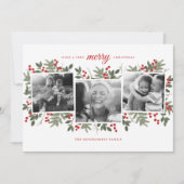 エヴァグリーンメリークリスマスフォトカード (正面)