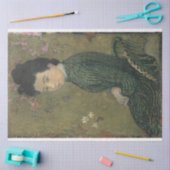 エヴァミュリエinグリーンドレスデコページ紙 薄葉紙 (クラフト)