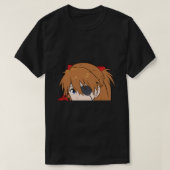 エヴァンゲリオンアスカガリーアニメピーカーステッカーStic Tシャツ (デザイン正面)