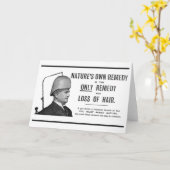 「エヴァンス・バキューム・キャップ広告」 挨拶 カード (黄色い花)