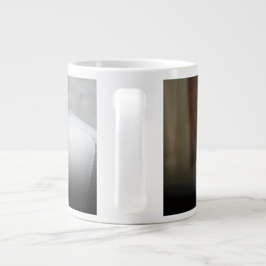 エヴァー最高の·おばあちゃんナン写真おもしろい定義 ジャンボコーヒーマグカップ (裏面)