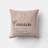 エヴァ最高のイソ定義バラ金ゴールドグリッター クッション (裏面)