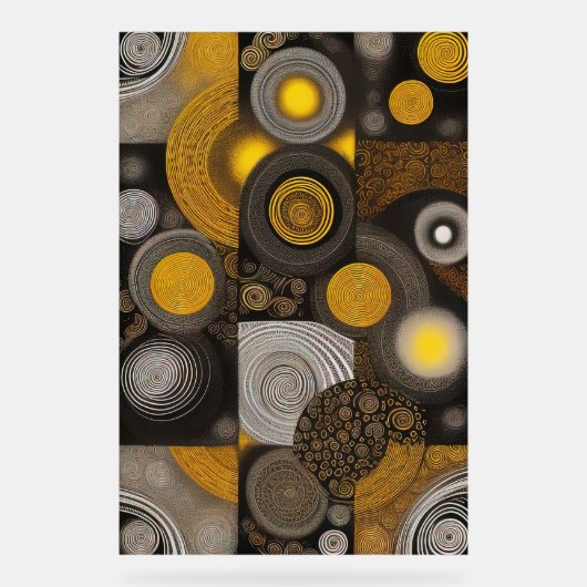 エヴァ2抽象デザイン アクリルサイン (正面)