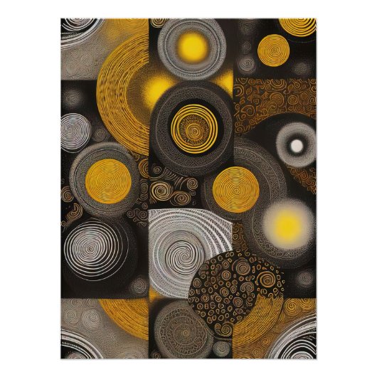 エヴァ2抽象デザイン ポスター (正面)