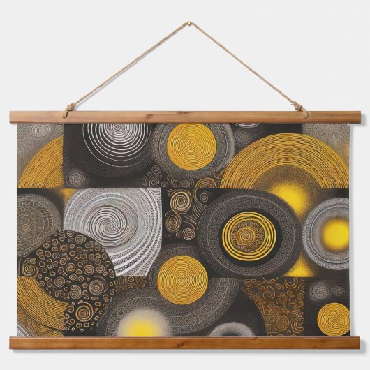 エヴァ2抽象デザイン 吊り下げ型タペストリー (正面)