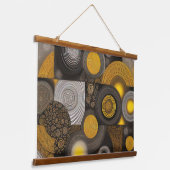 エヴァ2抽象デザイン 吊り下げ型タペストリー (傾斜あり)