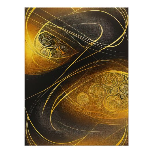 エヴァ3抽象デザインポスター ポスター (正面)