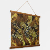 エヴァ6抽象デザイン 吊り下げ型タペストリー (傾斜あり)