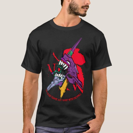 エヴァ・ネルフ・エヴァンゲリオン Tシャツ (正面)