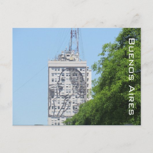 エヴァ・ペロン壁画 ポストカード (正面)