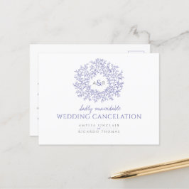 エヴェリペ描リ葉モノグラ結婚ムの消去 案内ポストカード