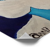 エヴェリンブルー ポスター (角)