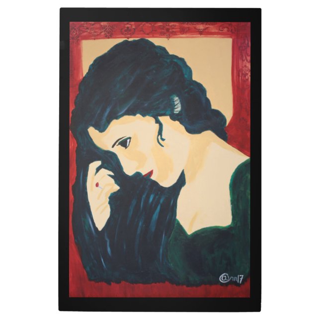 エヴェリン・デムレ メタルプリント (正面)