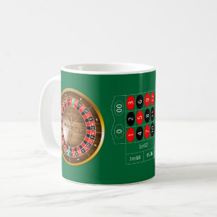 エヴリーおもしろいアメリカンルーレットテーブルコーヒーカップ コーヒーマグカップ