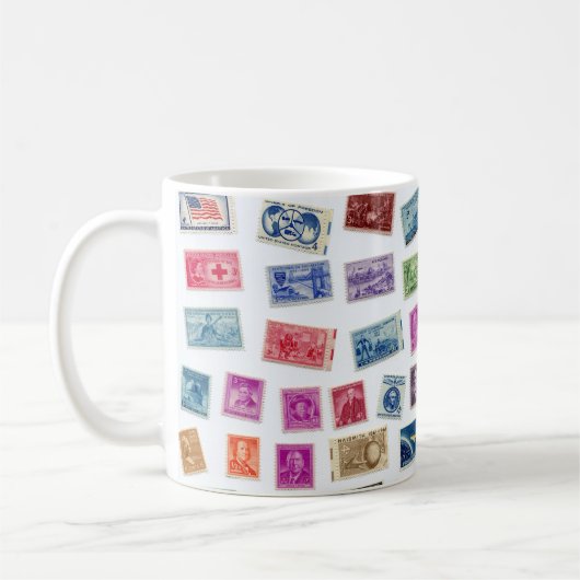 エヴリースタンプクール収集コーヒーマグ コーヒーマグカップ (左)