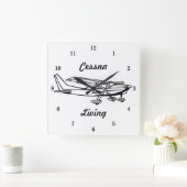 エヴリーセクールスナリビングウォール時計 スクエア壁時計 (ホーム)