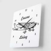 エヴリーセクールスナリビングウォール時計 スクエア壁時計 (傾斜)