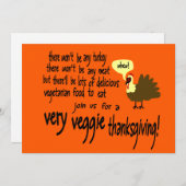 エヴリーベギー感謝祭招待状 招待状 (正面/裏面)