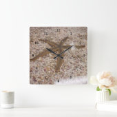 エヴリー·クールヒトデの壁時計 スクエア壁時計 (ホーム)