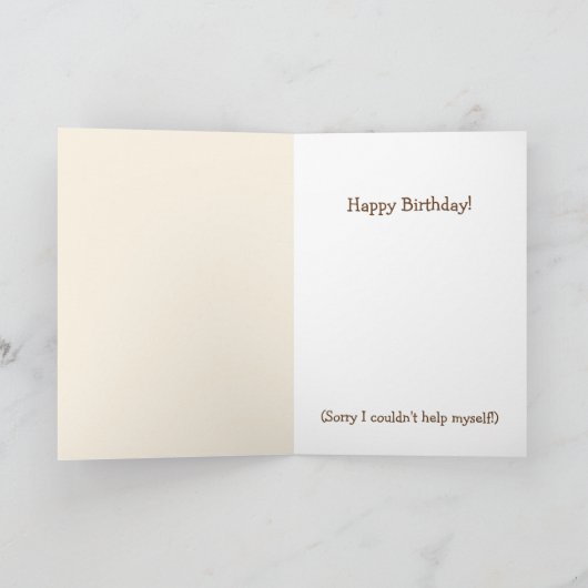 エーイロック!羊誕生日カード カード (内部)