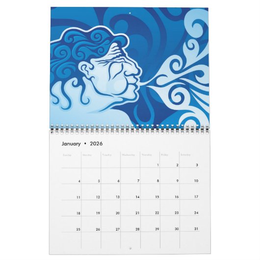 エーオラス カレンダー (1月 2026)