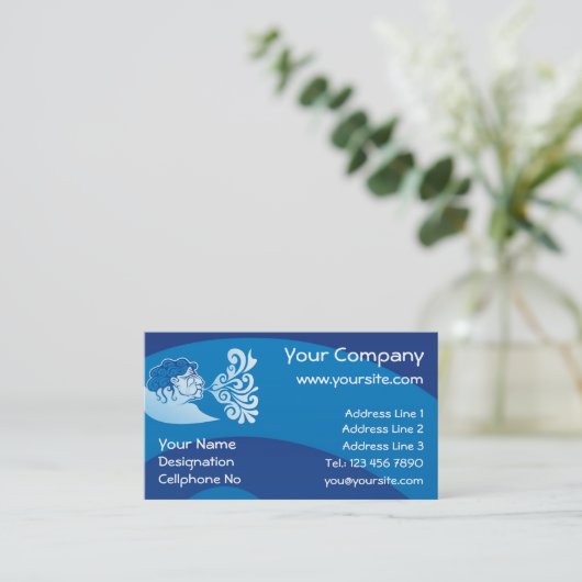 エーオラス 名刺 (スタンド正面)