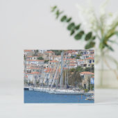 エーギナ港 ポストカード (スタンド正面)