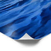 エーゲアンブルーマルマリスターコイズコースト絵画ーズ ポスター (コーナー)