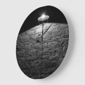 エーゲクールアンの概念的な素朴なライフスタイル ラージ壁時計 (傾斜)