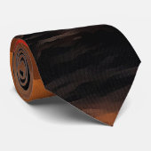 エーゲ川に焼けた地平線絵画の夕日 ネクタイ (ロール)