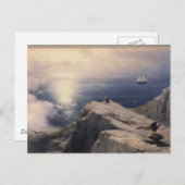 エーゲ海の岩石海岸風景 ポストカード (正面/裏面)