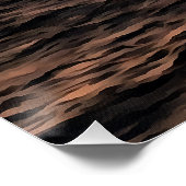 エーゲ海の風景の上の絵画夕日 ポスター (コーナー)