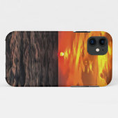エーゲ海の風景の上の絵画夕日 Case-Mate iPhoneケース (裏面(横))