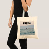 エーゲ海 ギリシャ トートバッグ (正面(商品))