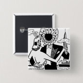 エージェントのゼロボタン 缶バッジ (正面&裏面)