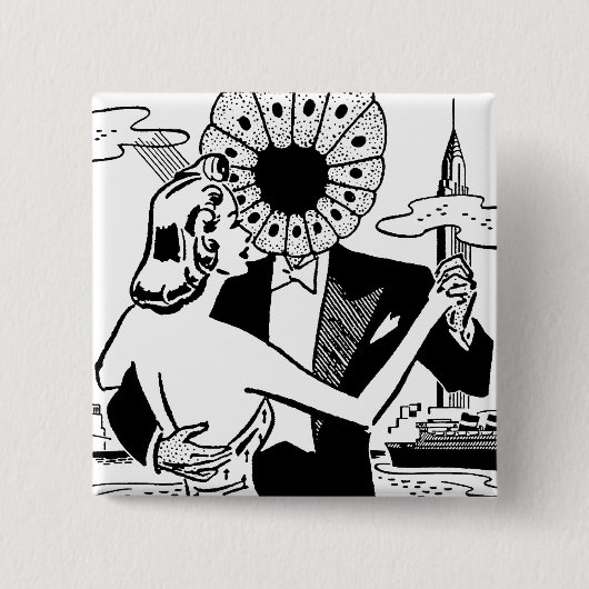 エージェントのゼロボタン 缶バッジ (正面)