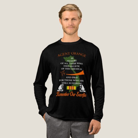 エージェントオレンジ トライブレンドTシャツ (正面全体)