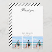 エージェントカスタム向け旅行代理店ギフトありがとう サンキューカード (正面/裏面)