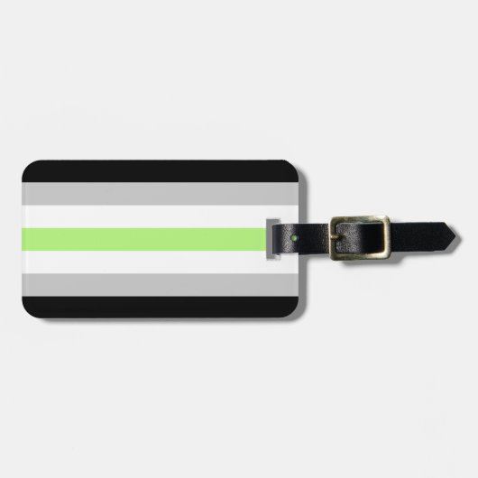 エージェントパーソナライズされた旗 ラゲッジタグ (正面横)