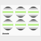 エージェントプライドフラグ ラウンドシール (シート)