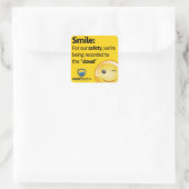 エージェント監視ステッカー スクエアシール (バッグ)