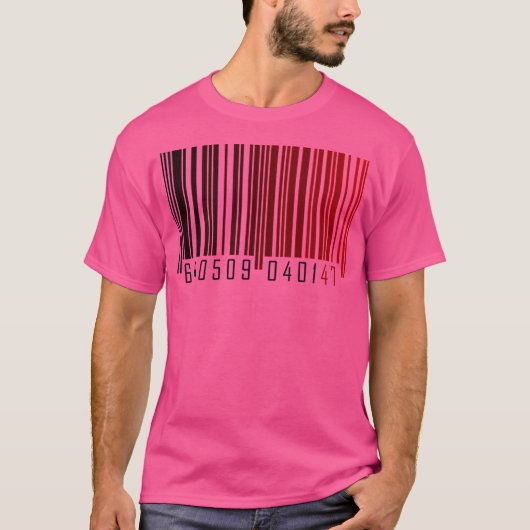 エージェント47バーコード Tシャツ (正面)