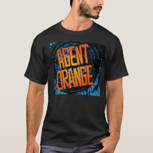 エージェント・オレンジのパンクの"SpinArt"のロゴのTシャツ Tシャツ
