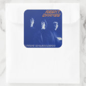 エージェント・オレンジ「暗闇の中で生きる」ステッカーパンク スクエアシール (バッグ)