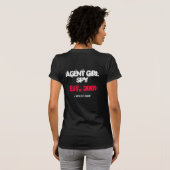 エージェント・ガール・スパイ Tシャツ (裏面フル)