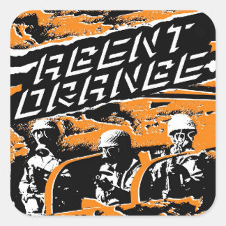 エージェントOrange "Punk Army"ステッカーSkate Punk スクエアシール